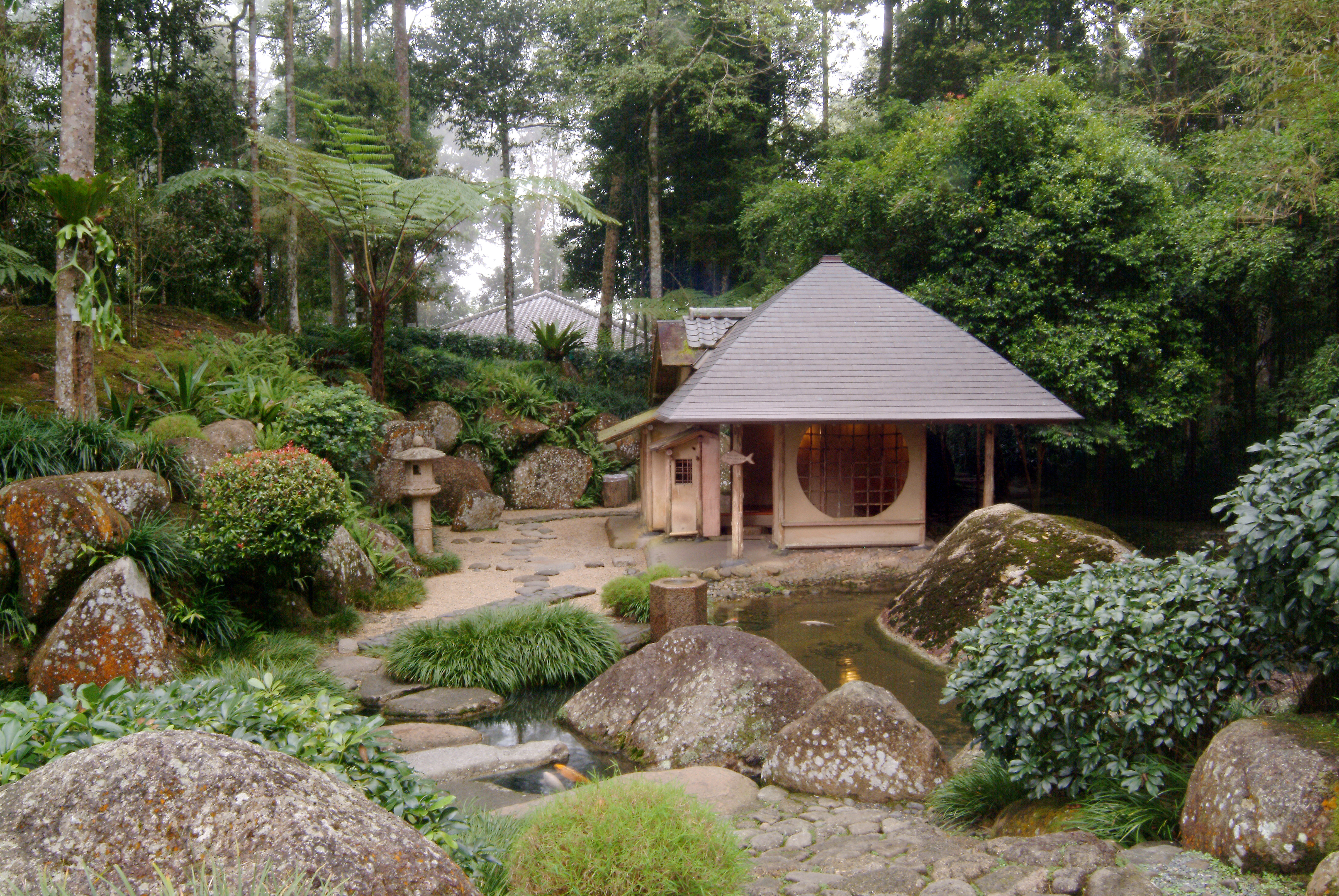 Japanese Tea House with Landscaping Works